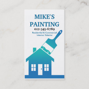 House Painter's Business Card