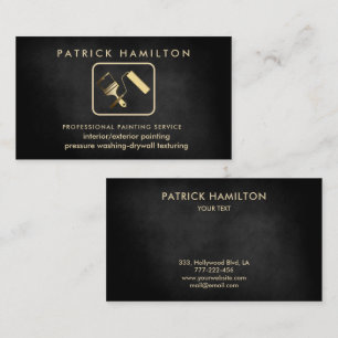 House painting professional elegant modern business card