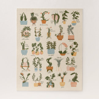 House Plant Alphabet Jigsaw Puzzle