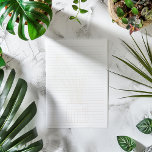 House plant, potted plant lined Notepad<br><div class="desc">Bring a touch of greenery to your desk with this minimalist lined writing paper, featuring a subtle outline illustration of a potted plant basket in the background. The delicate, neutral-toned plant design adds a gentle botanical accent without overpowering your notes or letters. Crisp grey lines provide structure for neat handwriting,...</div>