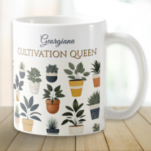 House Plants Gardening Cultivation Queen Patterned