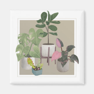 House plants. magnet