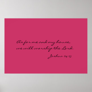 House Prayer Poster