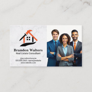House Renovations Logo   Business Firm Card