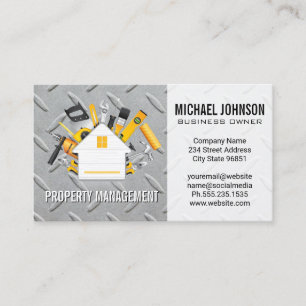 House Repair Logos   Construction   Steel Business Card