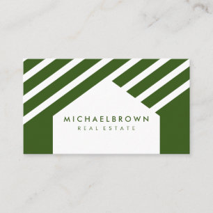 House Roof Real Estate Qr Code Business Card