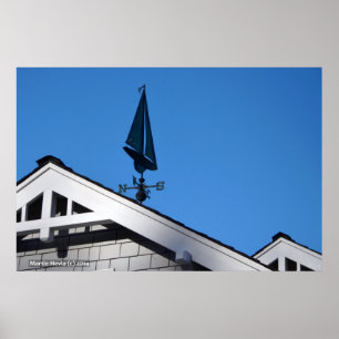 House Sailboat Vane II Poster