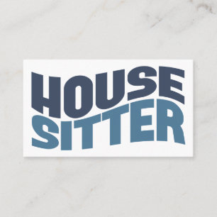 House Sitter Business Cards