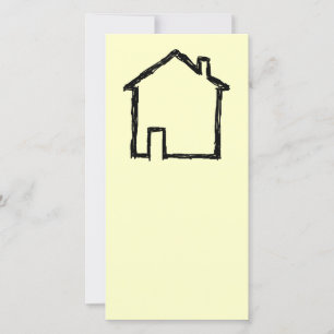 House Sketch. Black and Cream.
