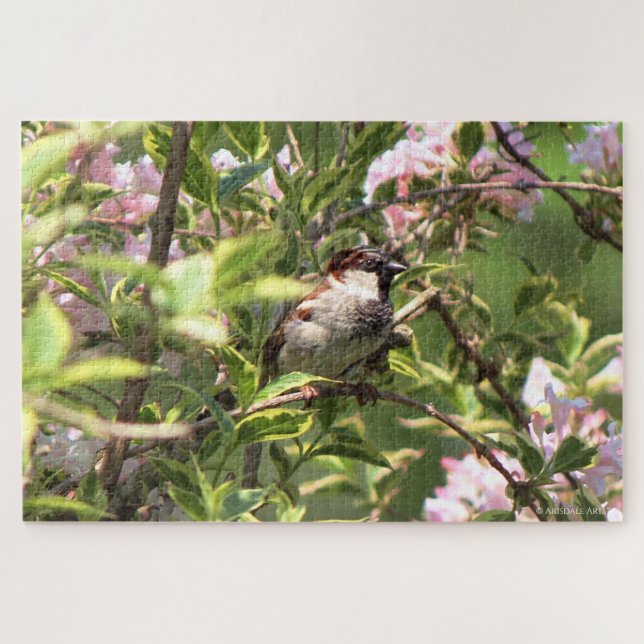 House Sparrow Jigsaw Puzzle (Horizontal)