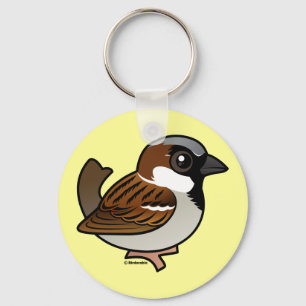House Sparrow Keychain