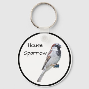 House Sparrow Keychain