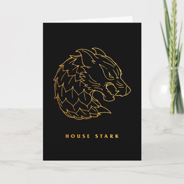 House Stark Icon Card (Front)