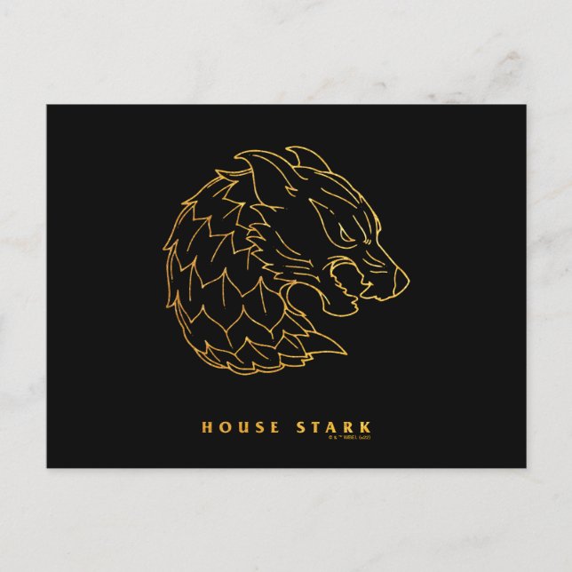 House Stark Icon Postcard (Front)