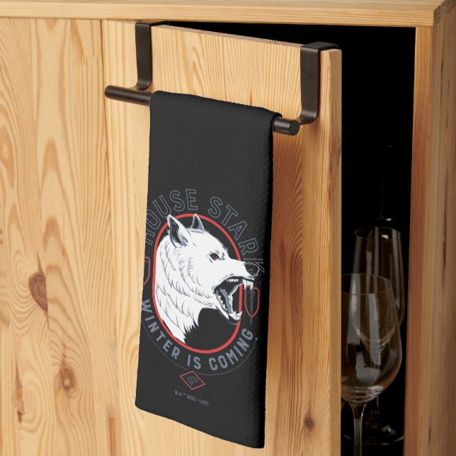 House Stark - Winter Is Coming Kitchen Towel (Thirds Fold)