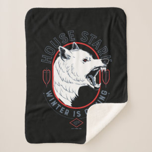 House Stark - Winter Is Coming Sherpa Blanket