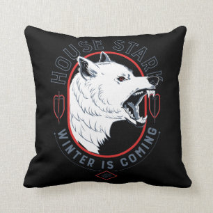 House Stark - Winter Is Coming Throw Pillow