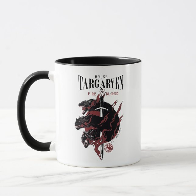 House Targaryen - Fire & Blood Mug (Left)