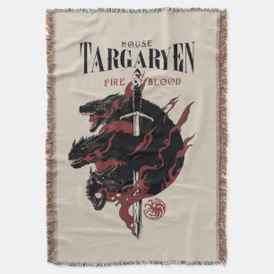 House Targaryen - Fire & Blood Throw Blanket