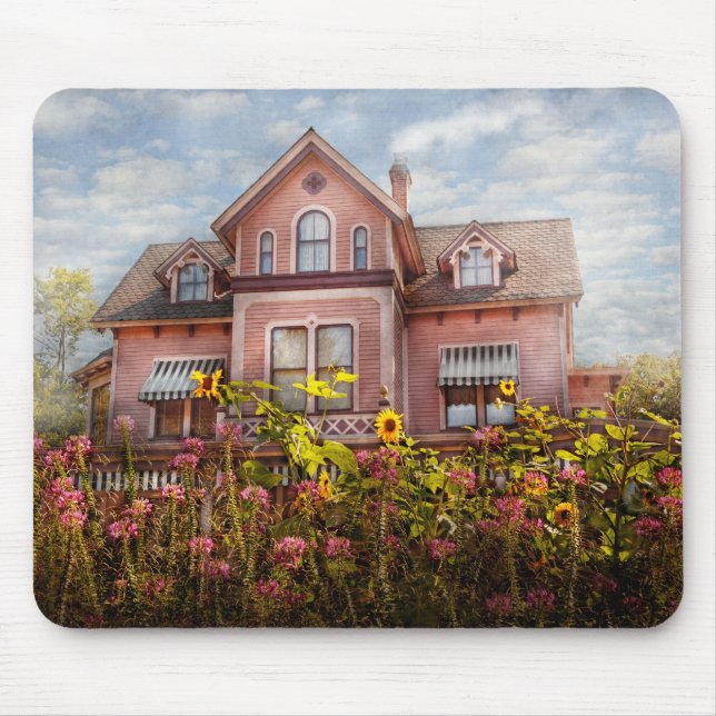 House - Victorian - Summer Cottage  Mouse Pad (Front)