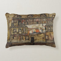 House Wall on River by Egon Schiele