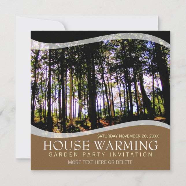 House Warming Garden Party Invitation (Front)