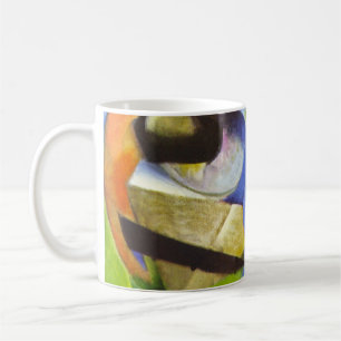 House with Trees by Franz Marc, Vintage Fine Art Coffee Mug
