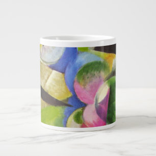 House with Trees by Franz Marc, Vintage Fine Art Large Coffee Mug