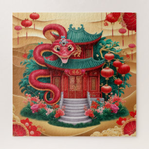 House Wood Snake  Jigsaw Puzzle
