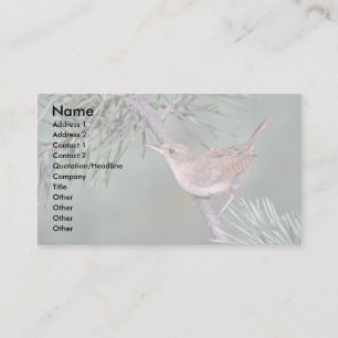 House Wren Business Card