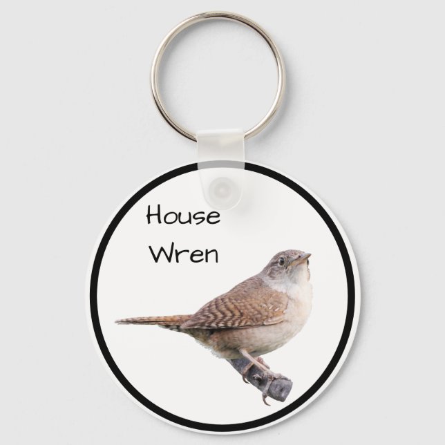 House Wren Keychain (Front)