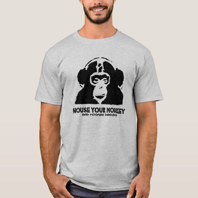 House Your Monkey T-Shirt (Front)