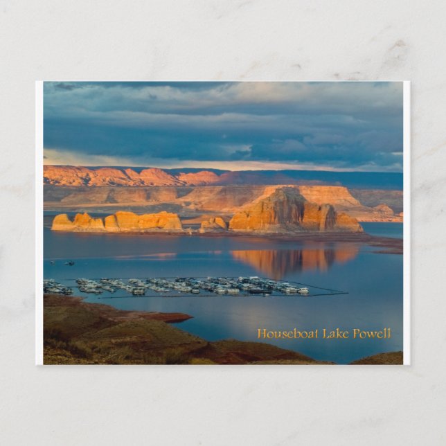 Houseboat Lake Powell Postcard (Front)