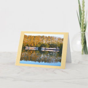 Houseboats Holiday Card