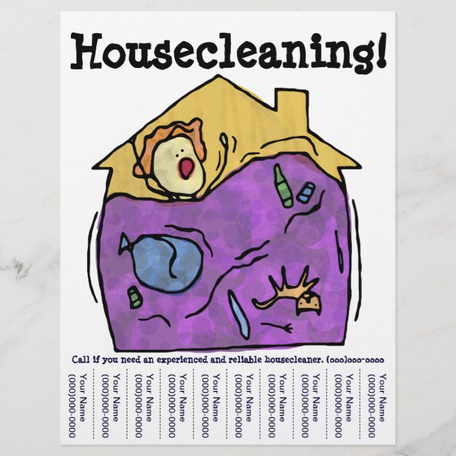 Housecleaning Flyer (Front)