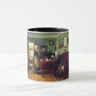 Household Conversation (by Konstantin Makovsky) Mug