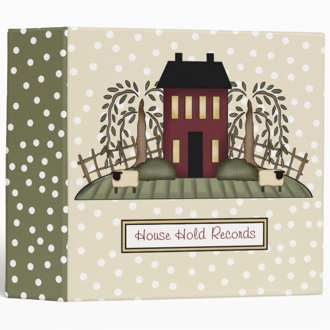 Household records Binder (Front/Spine)