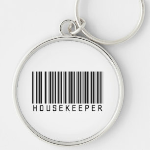 Housekeeper Bar Code Keychain