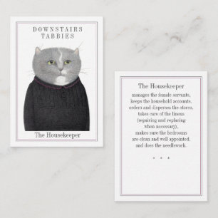 HOUSEKEEPER CAT Trading Card