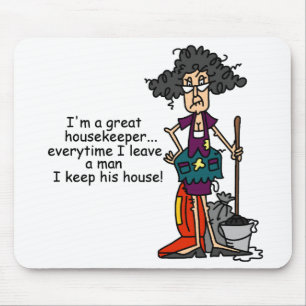 Housekeeper Humour Mouse Pad