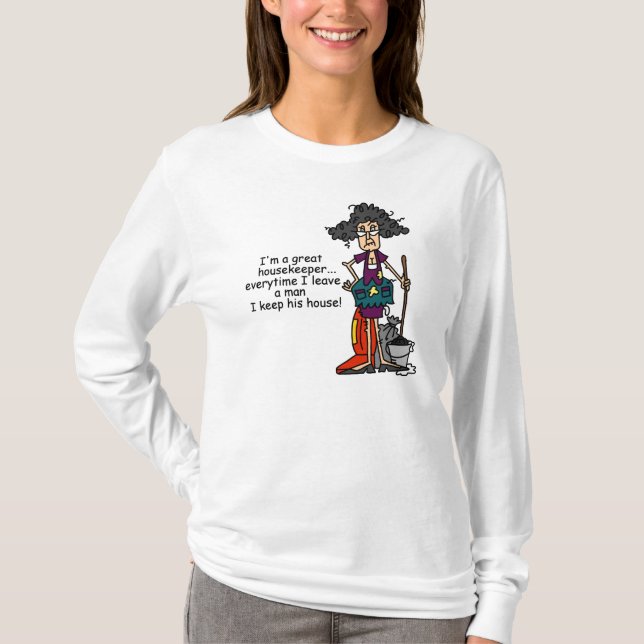 Housekeeper Humour T-Shirt (Front)