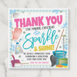 Housekeeper Thank You Gift Tag
