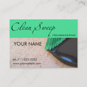 Housekeeping Business Card