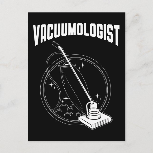 Housekeeping Cleaning Vacuum Cleaner Housekeeper Postcard (Front)