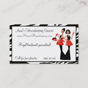 Housekeeping Diva Business Cards