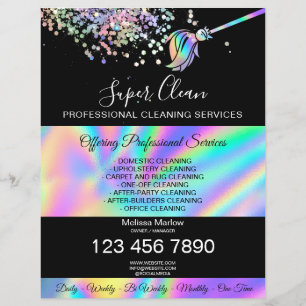 Housekeeping House Cleaning Maid Janitor Flyer