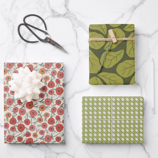 Houseplant Inspired Gift Wrap (Front)