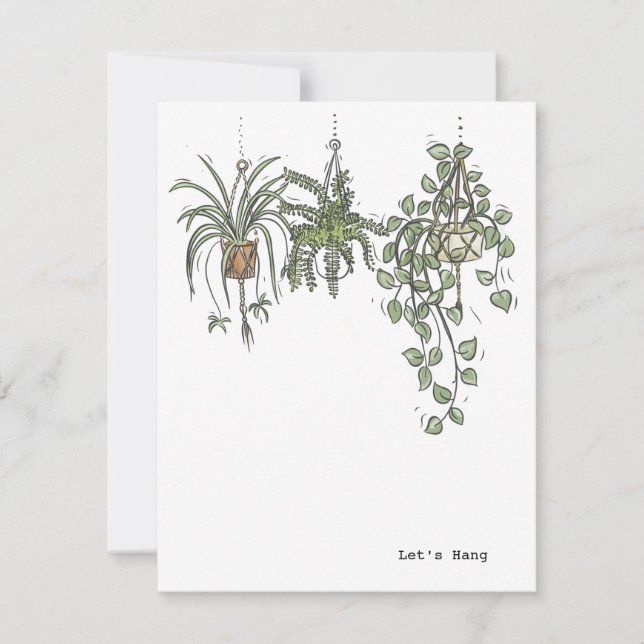 Houseplant Note Card (Front)