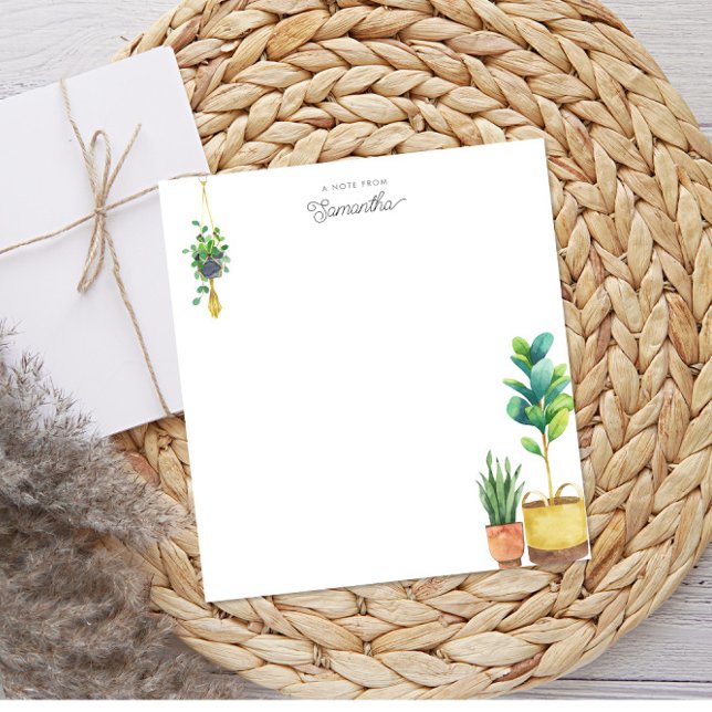 Houseplants Plant Lover Personalized Notepad (Creator Uploaded)