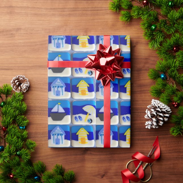Houses 1 wrapping paper (Holiday Gift)